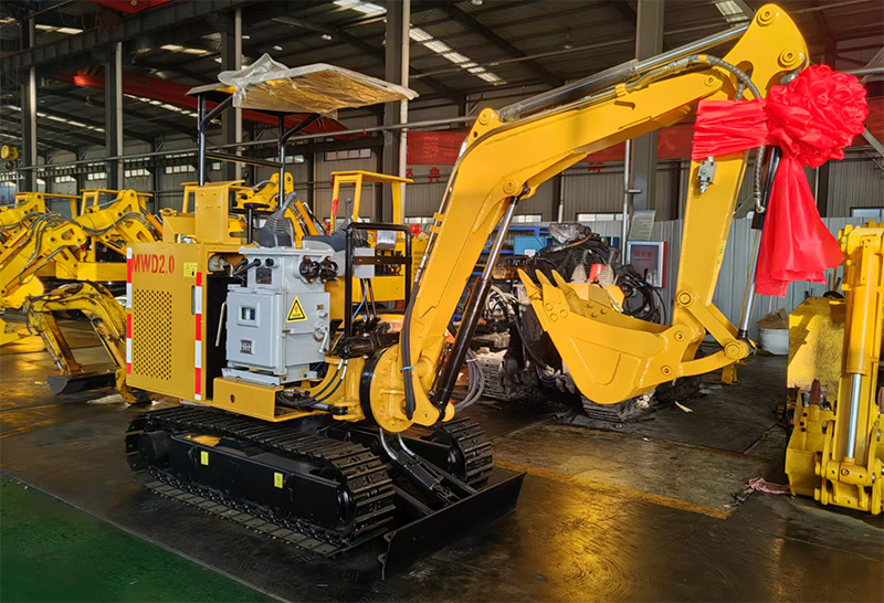 山東東達機電生產的MWD2.0型礦用挖掘機裝車發貨